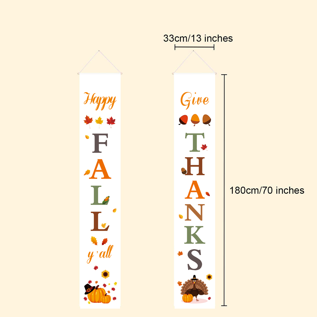 Autumn Harvest Decor: Fall Porch Signs, Thanksgiving and Fall Home ...