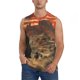 thumbnail image 1 of Balery 1860s Style American Cowboy Camisetas sin mangas para hombre, absorbe la humedad y protege contra el mal olor.-X-Large, 1 of 7