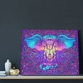 thumbnail image 3 of Fuzoiu Elephant in Tribal Style Print Canvas Wall Art for Bathrooms,Wall Decor for Bedroom,Framed Artwork for Wall,Modern Wall Decorations Prints Picture for Kitchen Home, 3 of 6