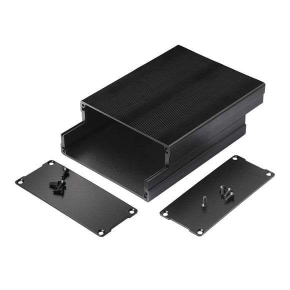 Caja de proyectos de aluminio Eightwood de carcasa eléctrica 12x10x4 cm
