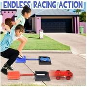 Christmas Gifts for Boys,Car Toys for Kids Ages 8-12,Toys for Boys 8 to 11 Years,Air Powered Cars for Boys and Girls,2 Toy Car Launchers and Air Powered Cars with Ramp and Finish Line