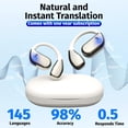 thumbnail image 2 of 2025 AI Language Translator Earbuds Real Time OWS 3-in-1 Translation Earphones 144 Languages & Accents Bluetooth 5.4 Headphones and Long Battery Life Ideal for Travel and Business Headsets, 2 of 7