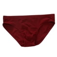 thumbnail image 2 of zeranth Men Briefs Low-rise Elastic Waistband Ice Silk Briefs Solid Color Ice Silk Summer Thin Panties High Elastic Underwear, 2 of 7