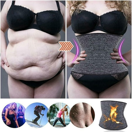 

How Sweat Waist Trainer For Women Stomach Fat Burner Workout Waist Cinchers Weight Loss Shapewear Waist Trimmer