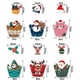 thumbnail image 3 of Adornos navideños Xihbxyly muñeco de nieve Papá Noel reno y elfo Liquidación de exceso de existencias, 3 of 7