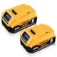thumbnail image 1 of Batería compatible con DeWalt 20V Max DCB200, 8.0 Ah, paquete de 2, 1 of 7