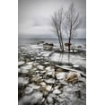 thumbnail image 4 of Vedran Vidak 13x18 Black Modern Wood Framed Wall Art Titled - Frozen Lake, 4 of 6