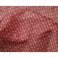 thumbnail image 4 of oneOone Silk Tabby Red Fabric Geometric Bandhani Sewing Craft Projects Fabric Prints By Yard 42 Inch Wide, 4 of 4