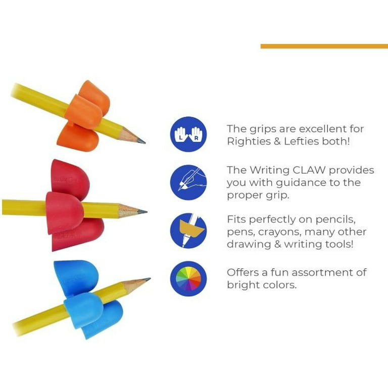 The Pencil Grip Writing Claw Medium Grip - Red, Blue - 12 / Pack The Pencil Grip Writing Claw Medium Grip - Red, Blue - 12 / Pack