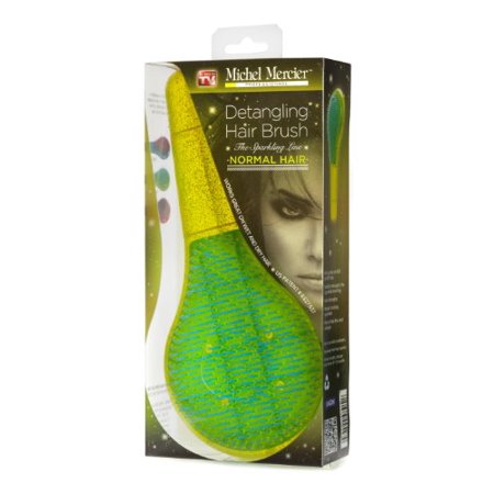 Michel Mercier Sparkle Detangling Brush Green For Normal Hair