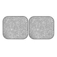 thumbnail image 7 of Haiem GlitterSilver Car Windshield Sun Shade (2 Pieces) Foldable Windshield Sun Shade Car Accessories for Truck SUV Pickup-Small, 7 of 7