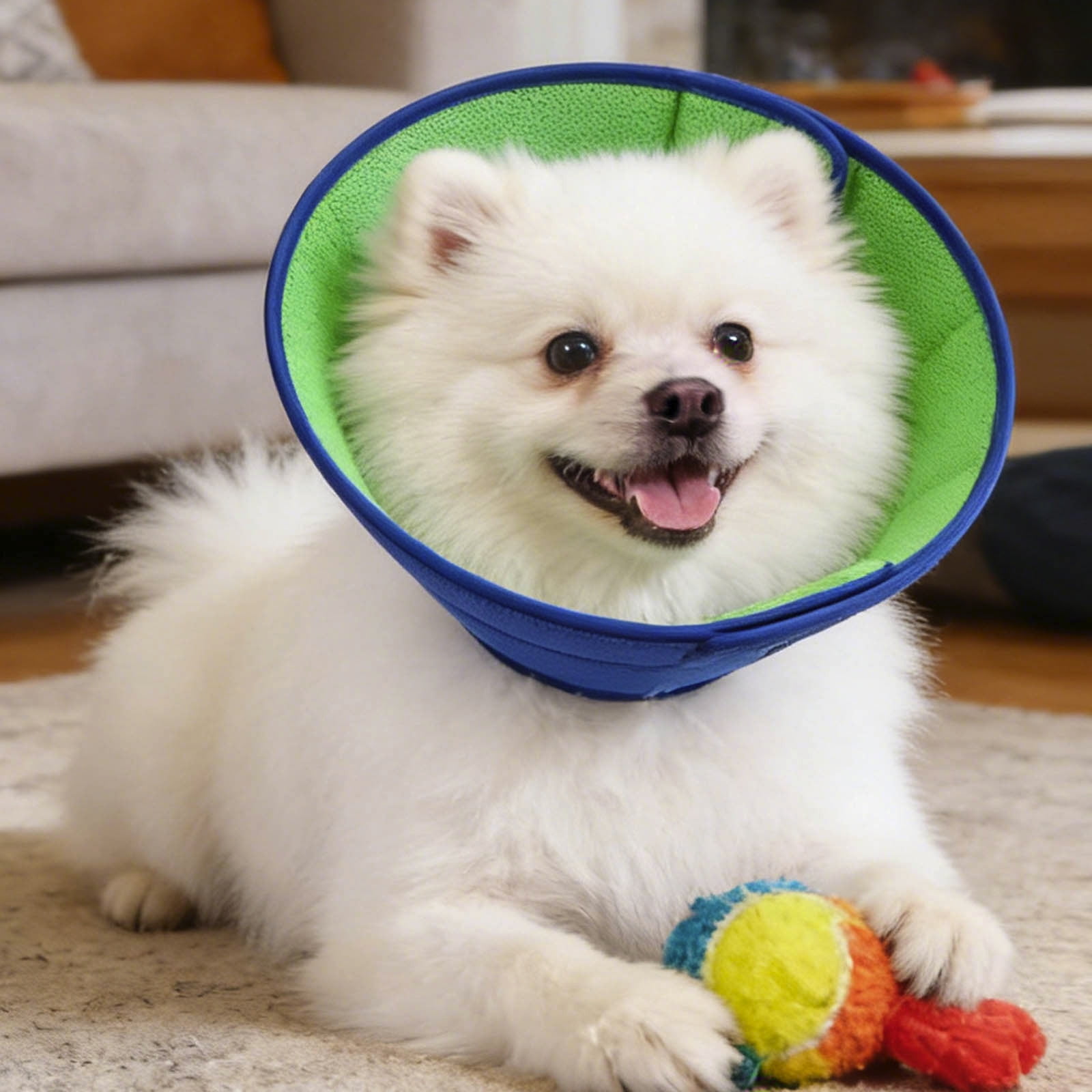 Soft Pet Recovery Collar – Breathable Mesh E-Collar for Dogs & Cats – Adjustable Anti-Lick Neck Cone with Secure Fasteners –XL