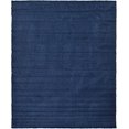 thumbnail image 1 of Unique Loom Solo Solid Shag Collection Modern Plush Navy Blue Area Rug (12' x 15'), 1 of 5