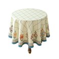thumbnail image 1 of Mantel ISAENNE Designer de lino con estampado floral, 170 cm, color verde claro, 1 of 8