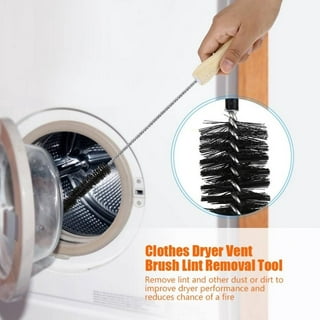 Clothes Dryer Vent Brush Drum Washing Machine Cleaning Brush with Long  Handle