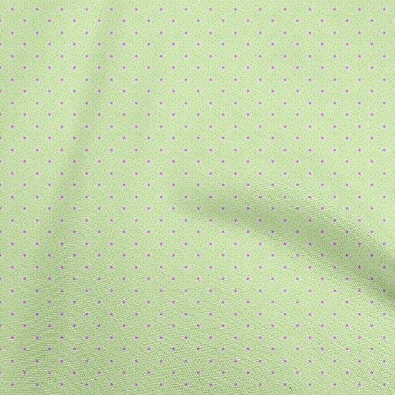 oneOone Polyester Spandex Light Mint Green Fabric Kids Daisy Quilting Supplies Print Sewing Fabric By The Yard 56 Inch Wide