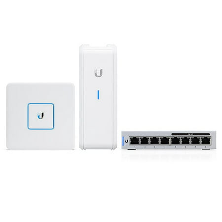 Ubiquiti USG Security Gateway Router w/ US-8-60W Ethernet Switch & UC-CK Cloud (Best Home Router For Security)