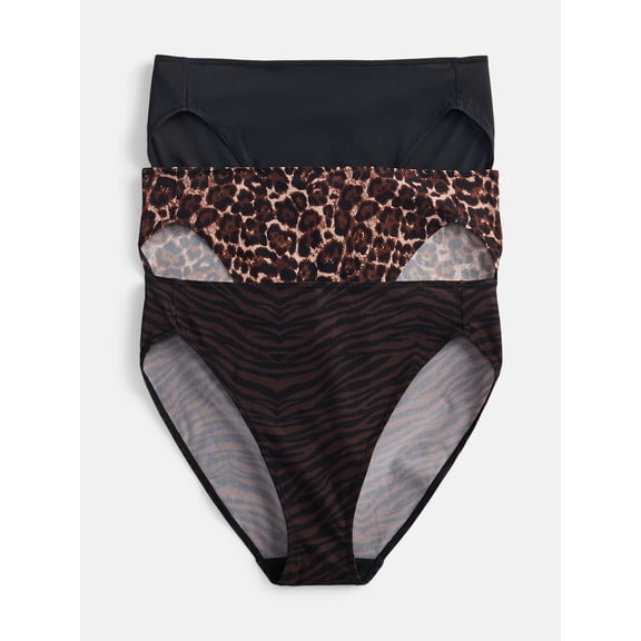 Joyspun Silky Cheeky/Hi Cut Bikini, Size S-XXXL