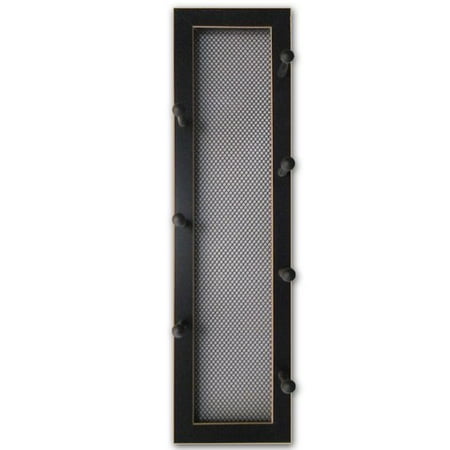 - August Grove Iron Acton 26'' x 7'' x 3'' 7-Peg Mug Rack