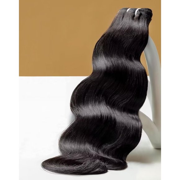 TRIIPPY Ensembles de Cheveux Humains, 100 % Cheveux Cambodiens Bruts Ondulés 26 Pouces, Triple Durée de Vie sur Cheveux Vierges Réguliers, No.1 Cheveux Bruts