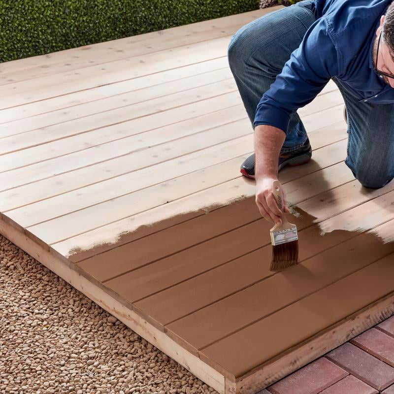 PLASTIK Valspar Multicolor One-Coat Exterior Stain and Sealer Solid