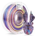 thumbnail image 1 of Filamento para impresora 3D AMOLEN Silk PLA, 1,75 mm, 1 kg, azul, rojo, amarillo y verde, 1 of 7