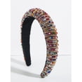 thumbnail image 2 of 1pc Women's Crystal Bead Decor Luxury Style Headbands For Party Dating Travel, 2 of 3
