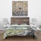 thumbnail image 2 of Designart 'Pine Forest In The Early Morning' Lake House Juego de Funda Nórdica, 2 of 5