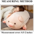 thumbnail image 4 of Soft Fat Pig Plush Hugging Pillow, Cute Pig Stuffed Animal Toy Gifts for Bedding, Kids Birthday, Valentine, Christmas (Open Eyes,15.7in), 4 of 5