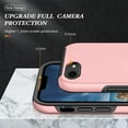 thumbnail image 5 of for iPhone 7 / 8 / SE 2020 / SE 2022 Case, 360° Rotatable Ring Holder Kickstand Dual Layer Military-Grade Drop Tested Protection Support Car Holder Mount Magnetic Absorbing Bumper Case, Rosegold, 5 of 7