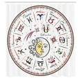 thumbnail image 3 of Ambesonne Astrology Shower Curtain, Moon Sun and Signs, 69"Wx75"L, Multicolor, 3 of 5