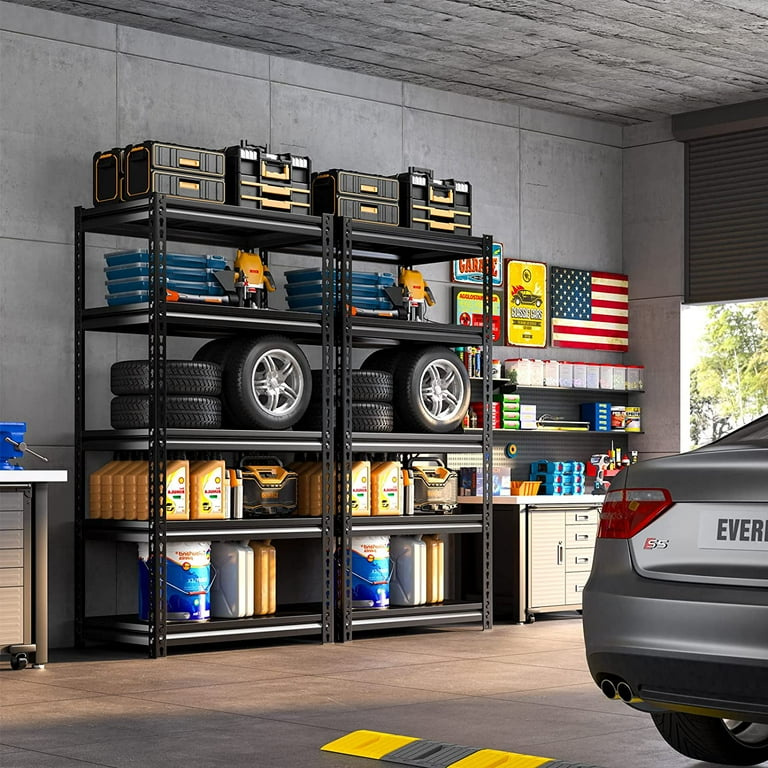 Garage Shelving Heavy Duty Storage Shelves Loads 1690 LBS, Adjustable Metal Shelving Units and Storage Metal Shelves for Storage Rack Shelf for Garage Shelving Heavy Duty Storage Shelves Loads 1690 LBS, Adjustable Metal Shelving Units and Storage Metal Shelves for Storage Rack Shelf for