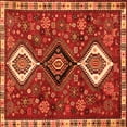 thumbnail image 1 of Ahgly Company Indoor Square Persian Orange Traditional Area Rugs, 7' Square, 1 of 1
