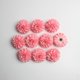 thumbnail image 3 of 10 cabezas de flores de crisantemo artificiales para diadema de boda, ramo de bricolaje rosado, 3 of 9