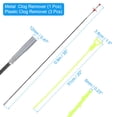 thumbnail image 2 of Unique Bargains Outil de Débouchage de Drain 0,9m Déboucheur en Acier Inoxydable & 3 Pcs Déboucheur PP Vert, 2 of 4