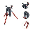 thumbnail image 6 of QccHieUs Fishing Rod Storage Tripod Support Pole Rack Organizer Adjustable Angle Fishing long red, 6 of 9