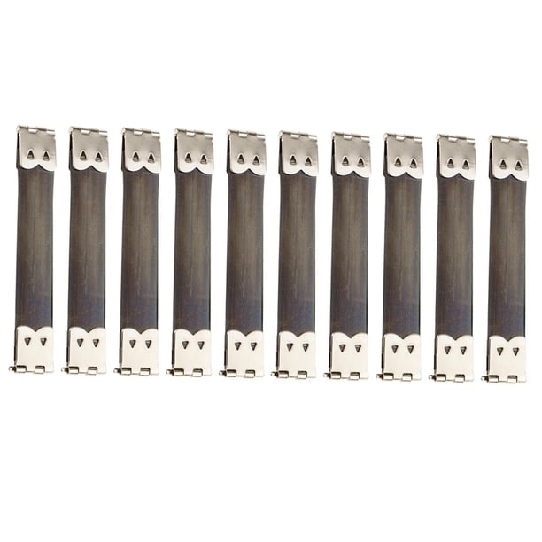 Clip de Interno con Monedero Piezas para Suministros de Fabricación de Monederos DIY - 9x1.4 cm de Plata 9x14 cm