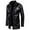 Black, variant on Munlar Motorcycle Jacket Men- Mid-length Leather Stand-collar Four-pocket Motorcycle Chef Coat Christmas Winter Coat Clearance