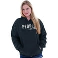 thumbnail image 3 of Funny People Not A Fan Sarcastic Joke Hoodie Sweatshirt Women Men Brisco Brands S, 3 of 6