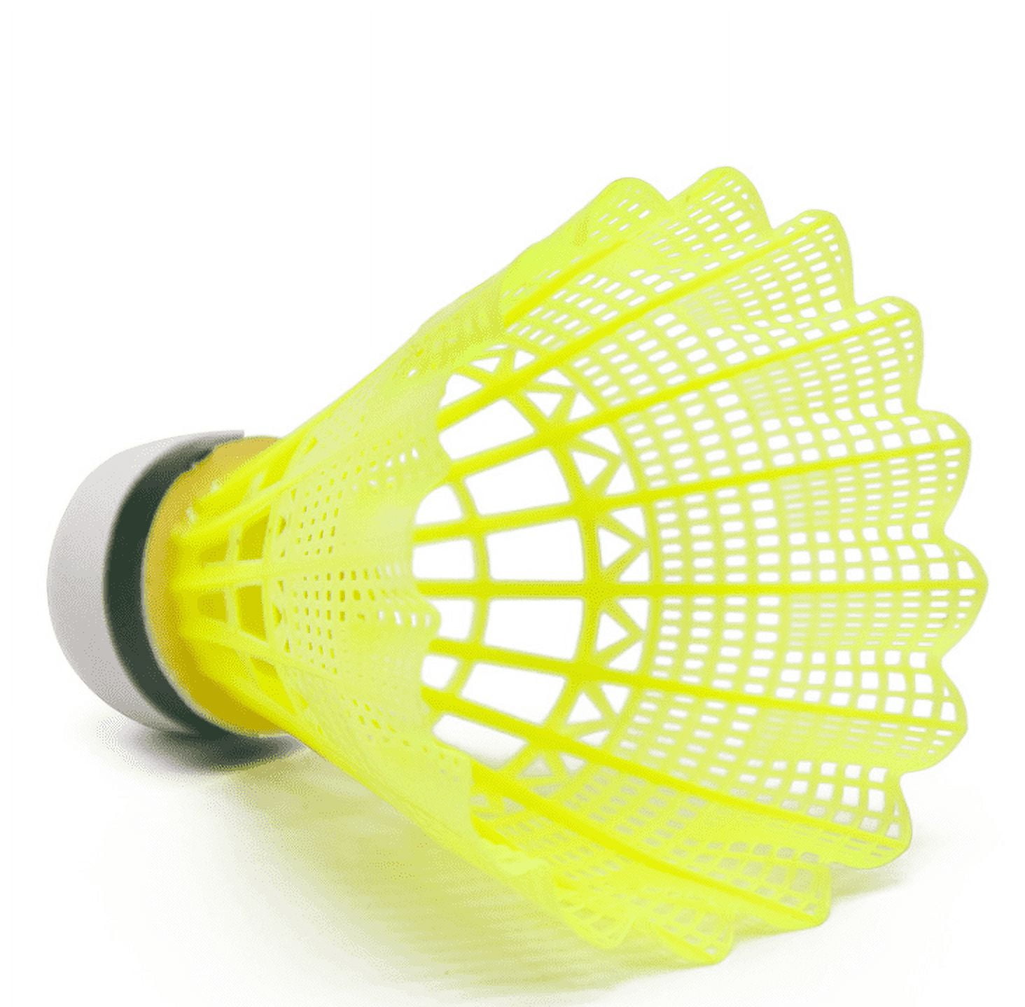 Philonext Badminton Shuttlecocks, 12pcs Goose Feather Shuttlecocks Stable & Durable Sports Training Badminton Balls For Indoor Outdoor Game (White)