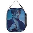 thumbnail image 3 of Johnny Depp Cute Lunch Bag Insulated Portable Lunch Box Cooler Bag Reusable Totes Handbag, 3 of 8