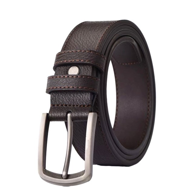 letairis 1/2/3/5 Wrapped Belt For Mens Pants - Prevents Cracking With Precise Sewing And Generous Cut edge coffee 1 Pc