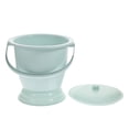 thumbnail image 1 of SHINYPASING 1Pcs Blue PP Plastic Chamber Pot with Lid for Elderly Use, 1 of 8