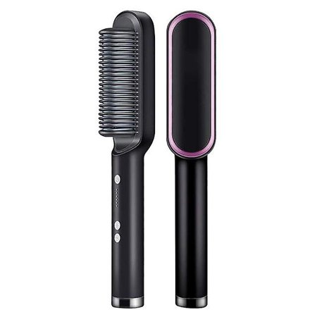 Multifunctional Hair Straightener Brush 2 In 1 Heating Hair Hot Comb