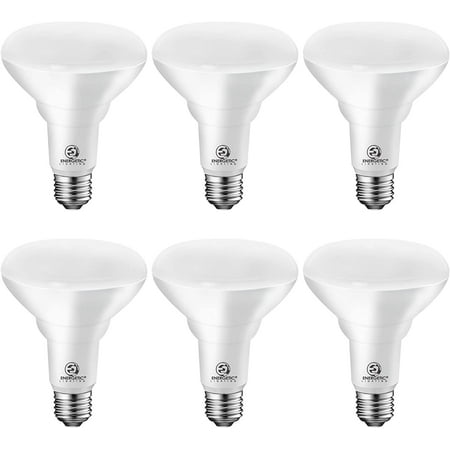 

ENERGETIC Dimmable Outdoor/Indoor LED Recessed Light Bulbs BR30 1500 High Lumens 105 Watts Equivalent Daylight 5000K Flood Lights UL Listed 6 Pack