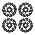 thumbnail image 1 of 4 Piezas de Disco de Freno RC Perfke de 17 mm para Coche RC Negro, 1 of 9