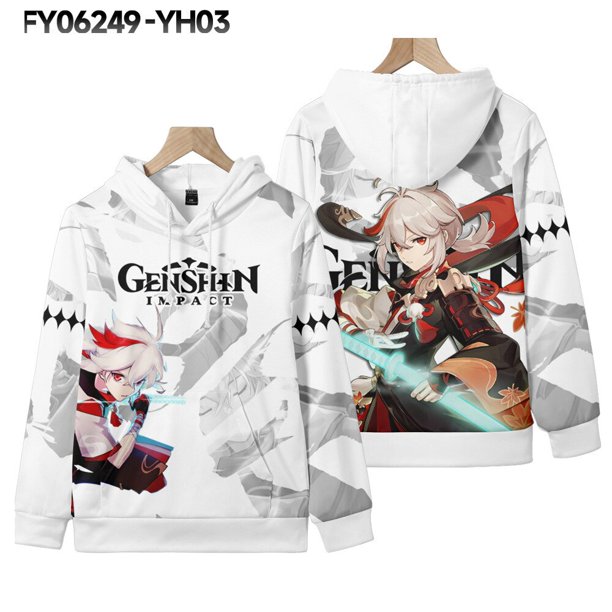 Genshin Impact Print Hoodie Hombres Mujeres Cosplay Disfraz 3D Logo Casual Hoody Harajuku Ropa Regalozhangyuxiang zhangyuxiang unisex