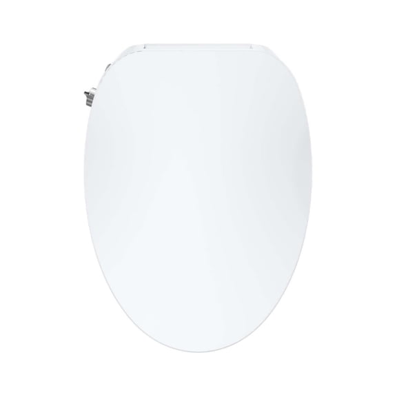 Electric Bidet Smart Toilet Seats with Istant Warm Water, Air Dryer, Nightlight, Remote Control, ELONGATED and Cotton