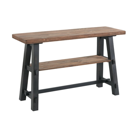 Alaterre Furniture Adam 48"L Solid Wood Sofa/TV Console Table with Shelf