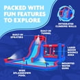 thumbnail image 4 of Sunny & Fun Fun Water Slide with Bounce and Pool for Backyard Water Play, 4 of 10